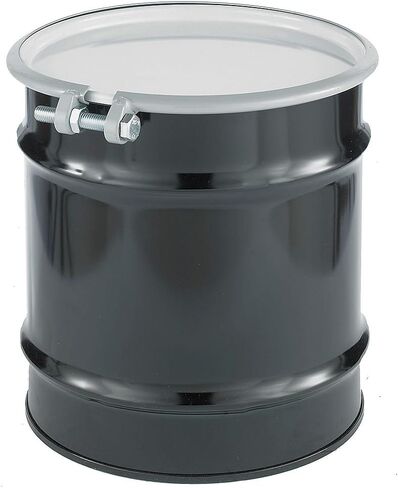 Transport Drum, Open Head, 10 gal., Black in Kuwait
