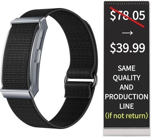 2026 Latest Screenless Fitness Tracker Band, Activity & Sleep Tracking Wearable with App Sync, Lightweight Waterproof Fitness Band for Men and Women (Black) in Kuwait