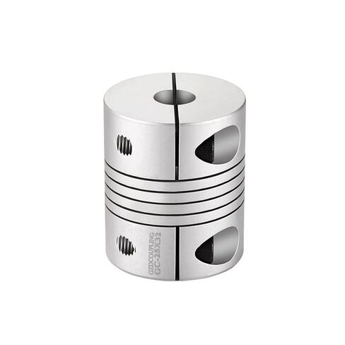 Coupling Shaft Flexible Aluminum Alloy Universal Joint clamp for Coupler 12x25 Vibration,Parallel Angular misalignments(D46-L56 d(10-22)) in Saudi Arabia