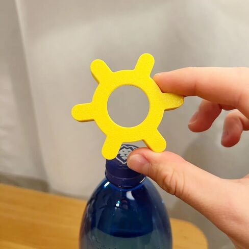 Home Kitchen Rotating Bottle Opener, Effortless Bottle Opening Tool, Easy - Grip Design for Beer, Soda Bottles, Practical Kitchen Gadget（Yellow） in Saudi Arabia