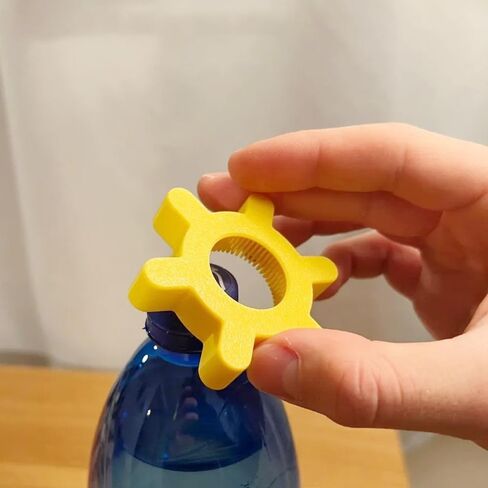 Home Kitchen Rotating Bottle Opener, Effortless Bottle Opening Tool, Easy - Grip Design for Beer, Soda Bottles, Practical Kitchen Gadget（Yellow） in Saudi Arabia