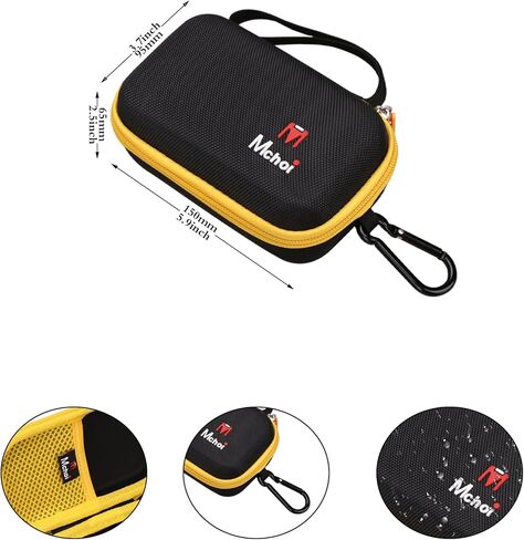 حافظة واقية لجهاز اختبار كابل شبكة LAN VDV526-100 من Klein Tools، حقيبة تخزين صلبة مع جيب شبكي، مقاومة للصدمات ومقاومة للماء، منظم سفر صغير لفنيي الكهرباء in Kuwait