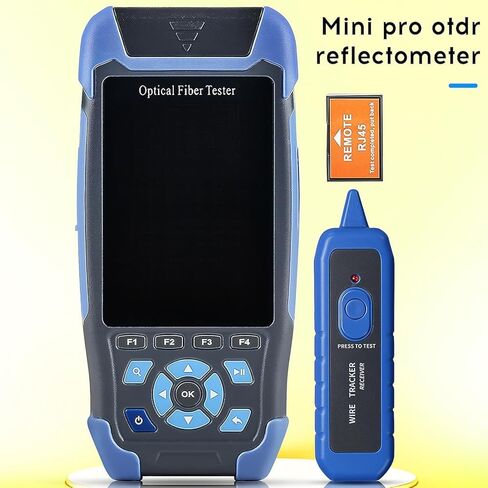 Mini-Pro OTDR 1310/1550nm جهاز اختبار الألياف SM متعدد الوظائف A-900D 24/22dB مع محول OTDR SC/FC/ST/LC قلم تنظيف SC/LC، موصل UPC مدمج بوظيفة OPM/OLS/RJ45 in Kuwait