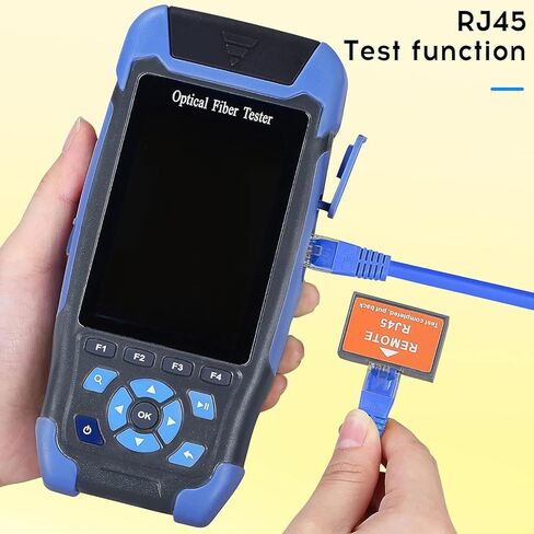 Mini-Pro OTDR 1310/1550nm جهاز اختبار الألياف SM متعدد الوظائف A-900D 24/22dB مع محول OTDR SC/FC/ST/LC قلم تنظيف SC/LC، موصل UPC مدمج بوظيفة OPM/OLS/RJ45 in Kuwait