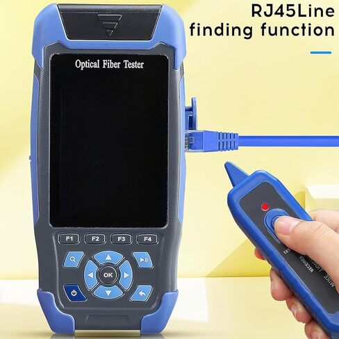 Mini-Pro OTDR 1310/1550nm جهاز اختبار الألياف SM متعدد الوظائف A-900D 24/22dB مع محول OTDR SC/FC/ST/LC قلم تنظيف SC/LC، موصل UPC مدمج بوظيفة OPM/OLS/RJ45 in Kuwait