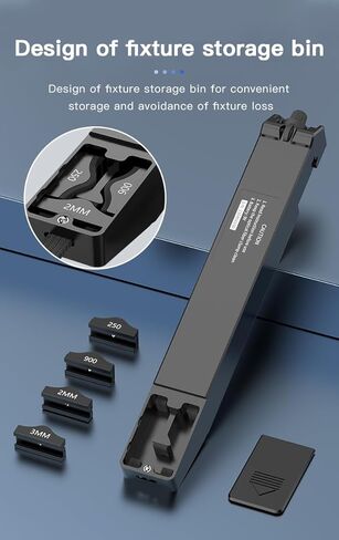 Generic TFI-35P معرف الألياف الضوئية عالي الدقة، 800-1700nm OPM -70dBm إلى +6dBm، كاشف الألياف الحية، وضع فردي/متعدد مع 4 تركيبات، LED، أسود، TFI-35P-A-H in Kuwait