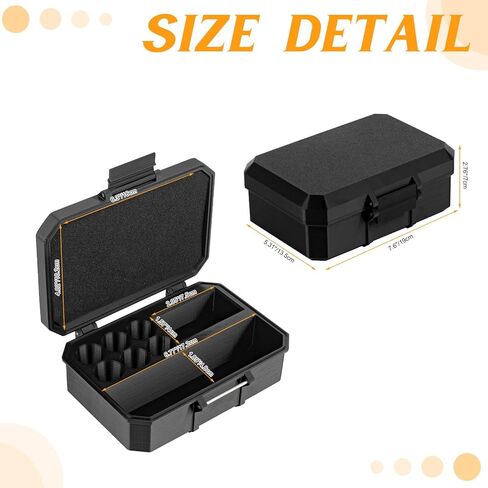 Dual 10ml and 30ml Peptide Storage Case, Heavy Duty Vial Holder Case Suitable for Fridge and Freezer, Room for Syringes and Skin Prep Wipes in Saudi Arabia