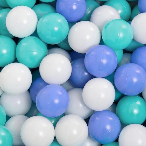 كرات حفرة الكرة للأطفال الصغار: 50 كرات غير سامة ملونة-خالية من BPA وخالية من الفثالات ومقاومة سحق ، 2.2 بوصة ، لعبة مثالية للبنين والبنات ، مثالية للعب الكرة. in Kuwait