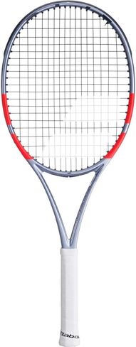 Babolat Pure Strike Team 4th Gen Tennis Racquet (Carbon Grey) - Strung with 16g Babolat Syn Gut at Mid-Range Tension in Saudi Arabia