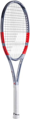 Babolat Pure Strike Team 4th Gen Tennis Racquet (Carbon Grey) - Strung with 16g Babolat Syn Gut at Mid-Range Tension in Saudi Arabia