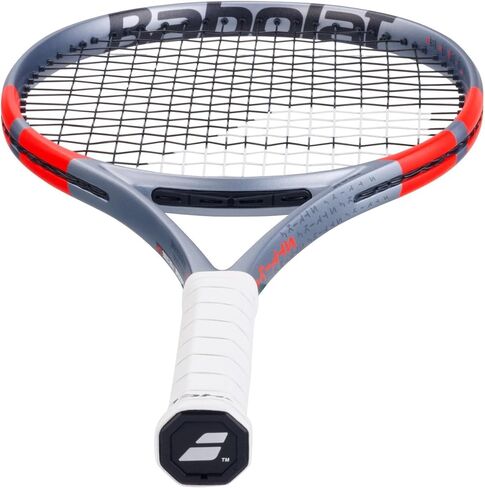 Babolat Pure Strike Team 4th Gen Tennis Racquet (Carbon Grey) - Strung with 16g Babolat Syn Gut at Mid-Range Tension in Saudi Arabia