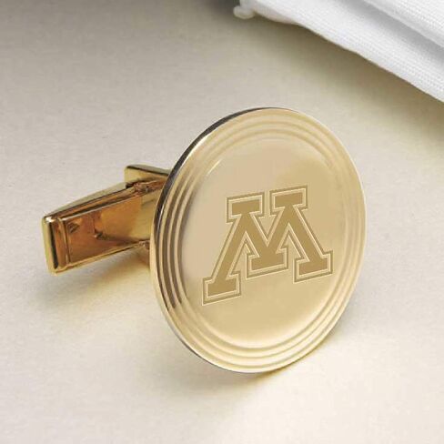 أزرار أكمام إم لا هارت مينيسوتا من الذهب عيار 18 قيراط in Kuwait