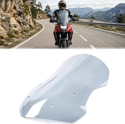 Motorcycle Windshield Deflector Double Bubble Windscreen Fit for NC750X NC 750X 2021 2022 2023 2024 Wind Shield Screen Visor Flyscreen, Smoke in Saudi Arabia