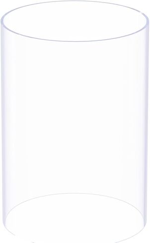 Acrylic 96mm(3.78") ID 100mm(3.94") OD 150mm(5.9") Length Pipe, Clear Rigid Round PMMA Tube, Plastic Tubing, for Water Cooling System, Aquarium Water Pipe, Plumbing, DIY in Kuwait