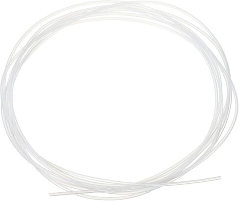 خرطوم أنابيب PTFE بطول 150 سم / 4.92 قدم، 0.5 مم معرف 0.9 مم OD أنبوب درجة حرارة عالية، خرطوم طابعة ثلاثي الأبعاد عازل أبيض للنقل in Saudi Arabia
