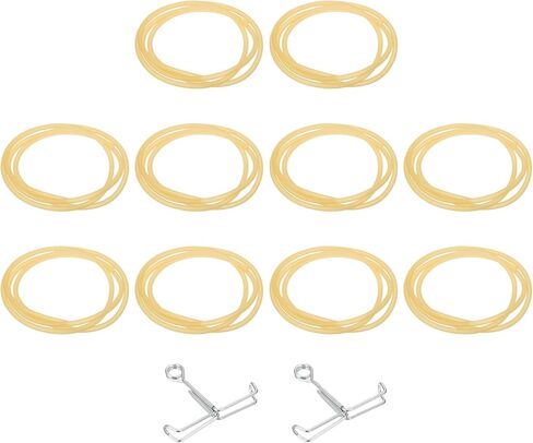 PATIKIL 10pcs Plastic Tubing, 6mm x 10mm x 1M Vinyl Tubing Clear Tube with Hose Clamps, Soft Hose Line Pipe for Multipurpose Industrial Vinyl Aquarium in Saudi Arabia