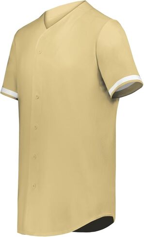 6910 - قاطع الشباب+ زر البيسبول الكامل - Royal/White - L. in Kuwait