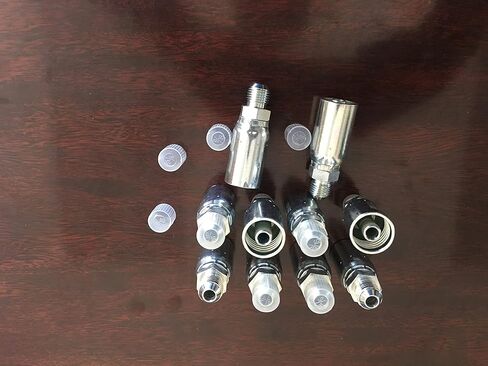 (10) MJ-06-08 تركيبات تجعيد هيدروليكية 3/8 بوصة × #8 ذكر JIC 06U-508 in Kuwait
