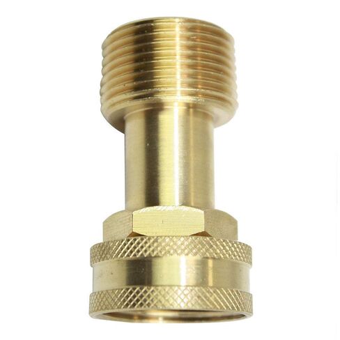 Interstate Pneumatics FGF112 3/4 Inch GHT Female x 3/4 Inch Male NPT Hose Fitting - Swivel in Saudi Arabia