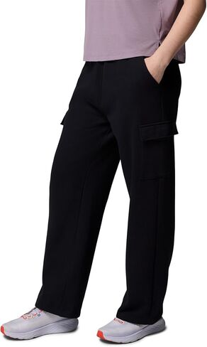 Columbia Womens Aldermore Fleece Cargo Pant, Black, X-Large x S in Saudi Arabia