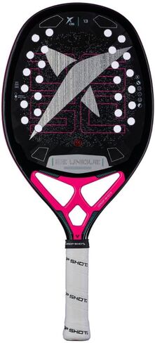 Drop Shot Conqueror 13 BT Beach Tennis Racket | 24K Carbon Twill | EVA Tech Core | Sand Treatment & 3D Texture for Maximum Spin | Anti-Vibration System in Saudi Arabia