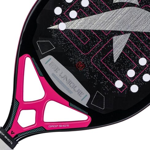 Drop Shot Conqueror 13 BT Beach Tennis Racket | 24K Carbon Twill | EVA Tech Core | Sand Treatment & 3D Texture for Maximum Spin | Anti-Vibration System in Saudi Arabia