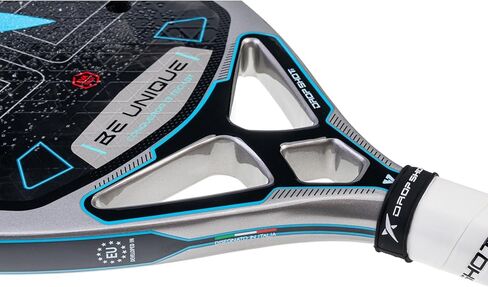 Drop Shot Conqueror 13 BT Beach Tennis Racket | 24K Carbon Twill | EVA Tech Core | Sand Treatment & 3D Texture for Maximum Spin | Anti-Vibration System in Saudi Arabia