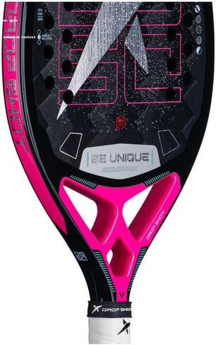 Drop Shot Conqueror 13 BT Beach Tennis Racket | 24K Carbon Twill | EVA Tech Core | Sand Treatment & 3D Texture for Maximum Spin | Anti-Vibration System in Saudi Arabia