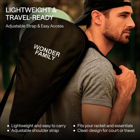 Padel Racket with Overgrip & 2 Wristbands – Memory EVA Foam, Perfectly Balanced – Pala de Padel – Fiberglass Paddle for Beginners and Intermediates – Includes 420D Fiber Bag in Kuwait