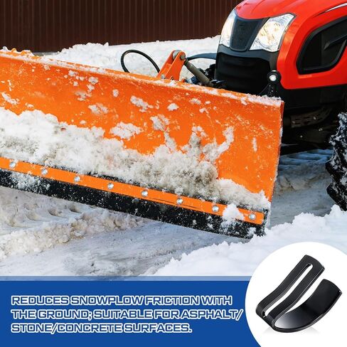 Threlaco 8 قطع أحذية التزلج على الثلج بديلة لجرار العشب، مرفق قابل للتعديل مع مسامير وصواميل لحرث الثلج وأوراق الشجر وأعمال الممرات in Kuwait