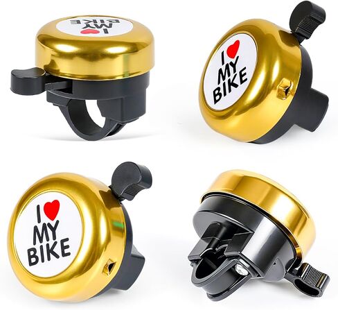 Bike Bell, Classic Nostalgic Bell, Loud Sound, Bicycle Accessories, Kids Bike Bell and Balance Car Bell, Adult Bicycle Bell,Red/Yellow/Blue - 3 Colors in Saudi Arabia