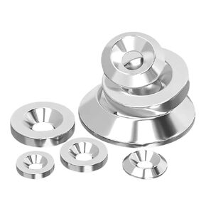 Conical Countersunk Washer Concave Conical Washer Convex Tapered Cone Countersunk Gasket Umbrella Flat Head Solid M3 M4M5 M6 M8 M10(Cone M8x20x5 (5pcs)) in Kuwait