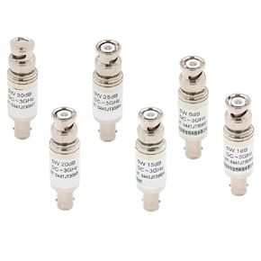 1 قطعة BNC-JK 5 واط RF المخفف 1/3/6/10/15/20/25/30/40DB RF محوري الطاقة BNC ذكر التوصيل إلى BNC أنثى جاك (BNC 5 واط 30DB) in Kuwait