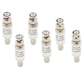 1 قطعة 2 واط مستقيم BNC مخفف الترددات اللاسلكية المحورية ، تيار مستمر إلى 3 جيجا هرتز ، 1 ديسيبل ، 3 ديسيبل ، 6 ديسيبل ، 10 ديسيبل ، 15 ديسيبل ، 20 ديسيبل ، 25 ديسيبل ، 30 ديسيبل ، 40 ديسيبل (BNC 2 واط 25 ديسيبل) in Kuwait