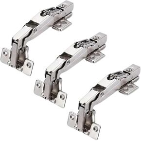 165 درجة خزنة من الفولاذ المقاوم للصدأ باب مفصلات مخفية عازلة المثبط الهيدروليكي لينة إغلاق هادئة 1 قطعة (إدراج تضمين) in Kuwait