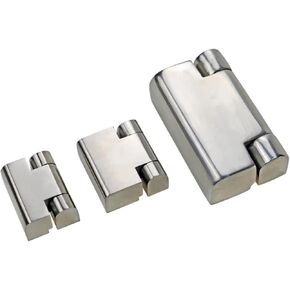 304 الفولاذ المقاوم للصدأ المفصلي الثقيلة المعدات الصناعية التحكم في عداد الكهرباء 1 قطعة (30mmX28.5mm) in Kuwait