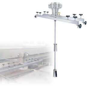 محرض IBC هوائي، جهاز تحريك سائل الهواء سعة 1000 لتر مع شفرة 250 مم، سرعة قابلة للتعديل 0-1000 دورة في الدقيقة، مروحة قابلة للطي، خلاط للطلاء in Kuwait