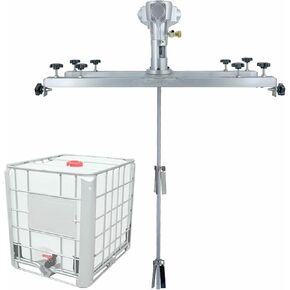 محرض الهواء لخزان IBC، خلاط هوائي 250 جالون 3/4 حصان، مروحة قابلة للطي، مع شماعة داعمة، آلة تحريك الطلاء 2600 دورة في الدقيقة لمواد طلاء طلاء الحبر in Kuwait