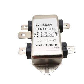 Single-Phase 220V Power Filter HT121-3-W5-D3 3A 6A 10A(HT121-6-W5-D3 6A) in Kuwait