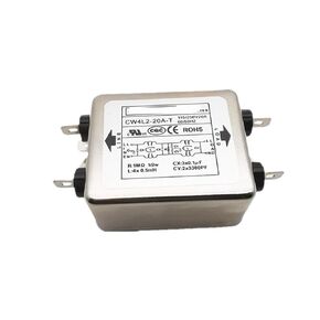 CW4L2-20A-T Anti-Interference Power Filter 220V 20A Double Stage Filter in Kuwait