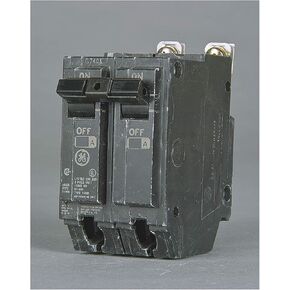 قاطع دائرة بمسمار قياسي THQB2180 2P من جنرال إلكتريك، 80 أمبير، 120/240 فولت تيار متردد، ملون in Kuwait