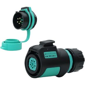 K20 reverse aviation socket 2-3-4 core 5-7-9 pin power round seat connector quick connector(7 pin plug R7 rear nut seat 12A250V) in Kuwait