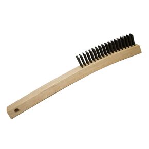 فرشاة ماجنوليا 7-S فرشاة خدش بمقبض منحني، شعيرات مستديرة من الفولاذ الكربوني، طول 35.56 سم × عرض 2.54 سم، 4 × 18 صفًا (علبة مكونة من 12) in Kuwait