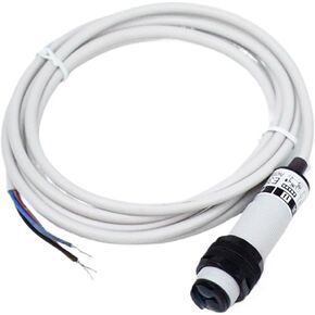 مفتاح مستشعر كهروضوئي 5 فولت تيار مستمر 30 سم انعكاس منتشر 2 متر انعكاس 5 متر من خلال كشف الشعاع (5 متر Pe18a-5d-5l، 5 فولت NPN-NO Plus NC) in Kuwait