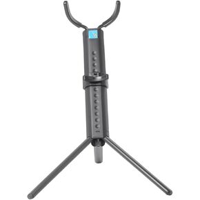 حامل ساكسفون تينور قابل للطي حامل ساكسفون محمول مع رف سطح المكتب أسود لتخزين وأداء تينور ساكس in Kuwait