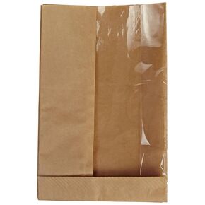 Bagcraft Papercon 300094 Natural Double View Waxed Paper Sandwich Bag, 5 3/4"x2 3/4"x9 1/2", 500 per case in Kuwait