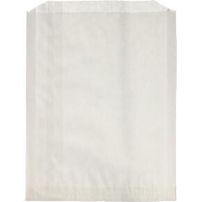 Bagcraft Grease-Resistant Single-Serve Bags, 6" X 7.25", White, 2,000/carton in Kuwait