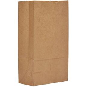 General Supply GH12#12 Paper Grocery Bag 50lb Kraft Heavy-Duty 7 1/16 x 4 1/2 x 13 3/4 500 bags in Saudi Arabia