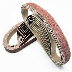 1-1/2 x 30 Sanding Belt 60 320 Grit 40PK Aluminum Oxide Sandpaper Air Belt Sander in Kuwait