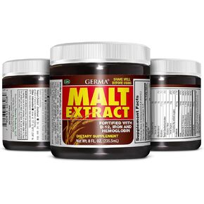 Germa Malt Extract Liquid Supplement - Pure Concentrated Barley Malt - 8 fl oz (236ml) in Kuwait